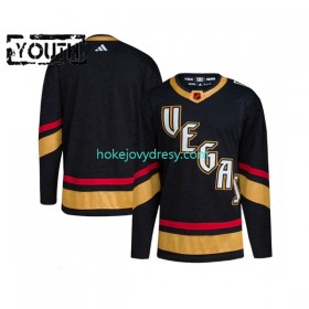 Dětské Hokejový Dres Vegas Golden Knights Blank Adidas 2022-2023 Reverse Retro Černá Authentic